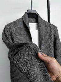 Soft Chunky Knit Cardigan for Men – Cozy Casual Layering Piece