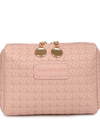 PU Leather Woven Clutch Trandify Deal