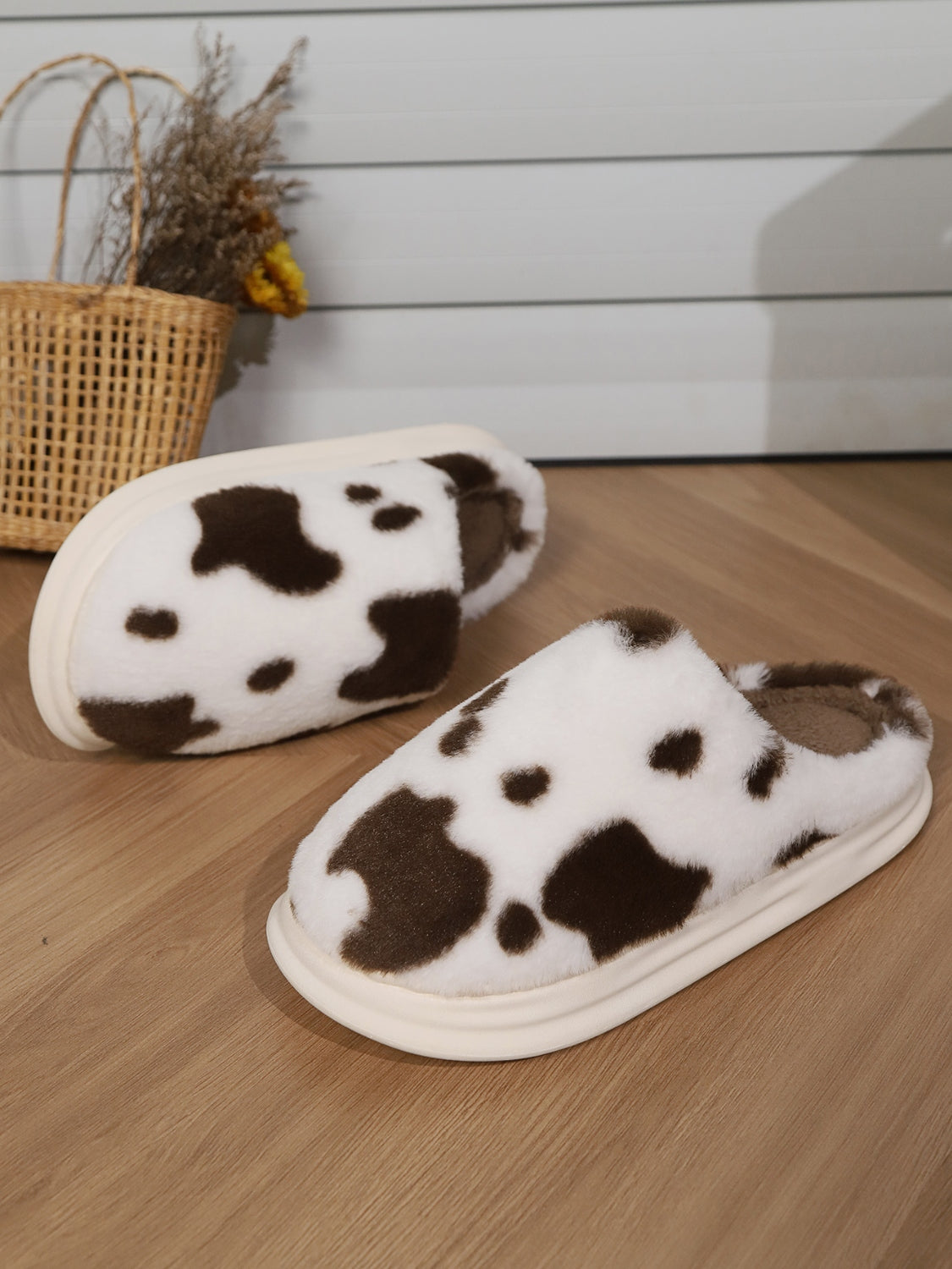 Animal Print Faux Fur Slippers Trandify Deal