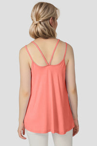 Basic Bae Bamboo Scoop Neck Double Spaghetti Straps Cami Trandify deal