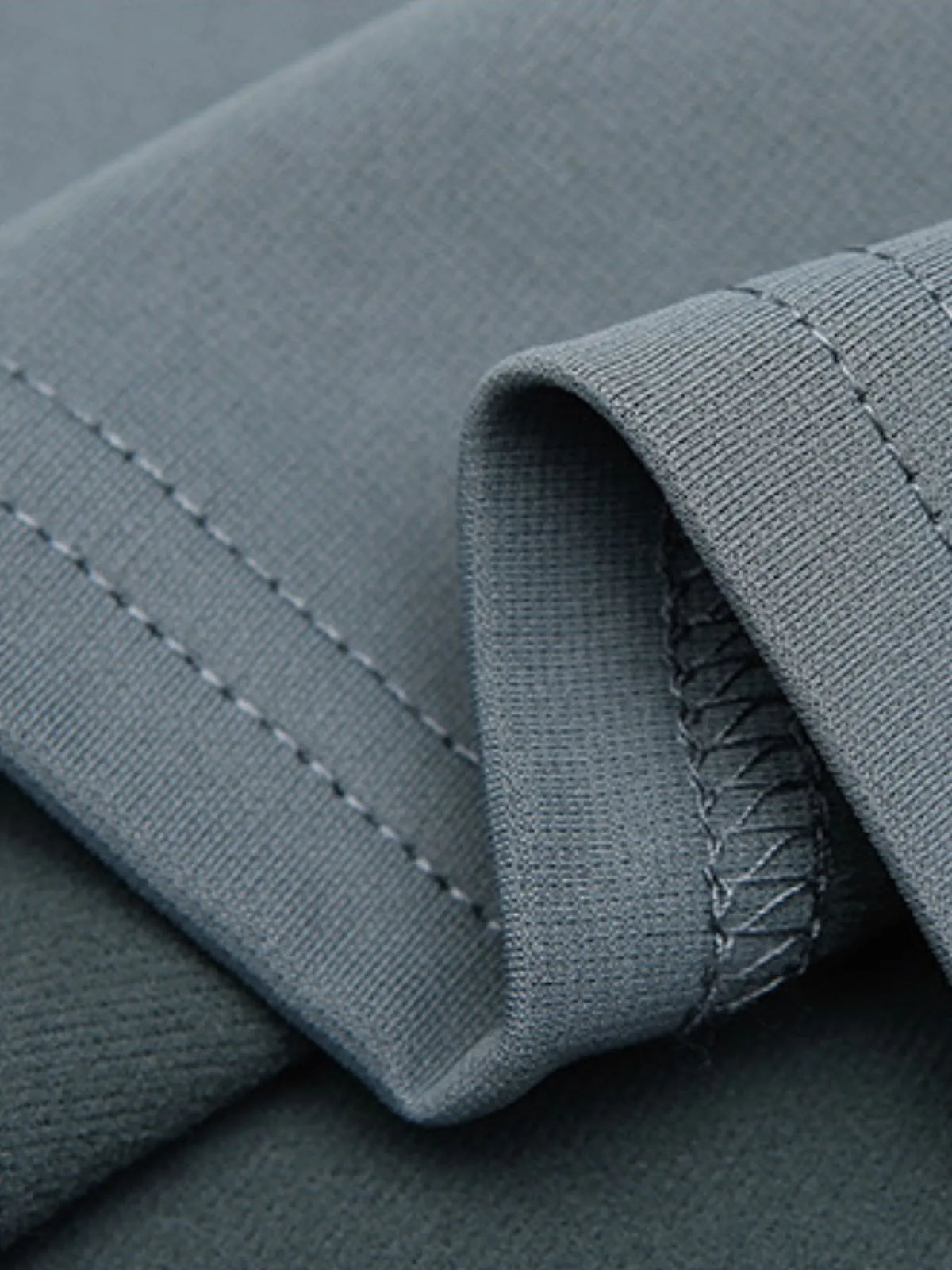 Men’s Plus Size Quarter-Zip Active Shirt – Gray Moisture-Wicking Long Sleeve T-Shirt for Gym & Casual Wear