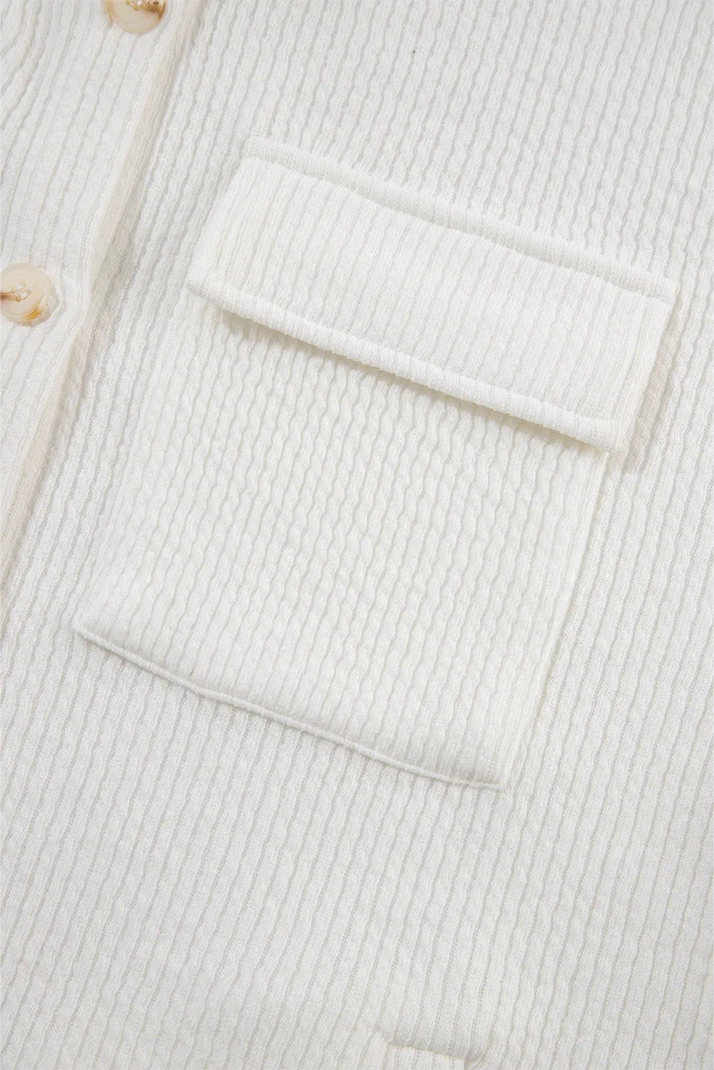 Button Up Long Sleeve Shacket Trandify Deal