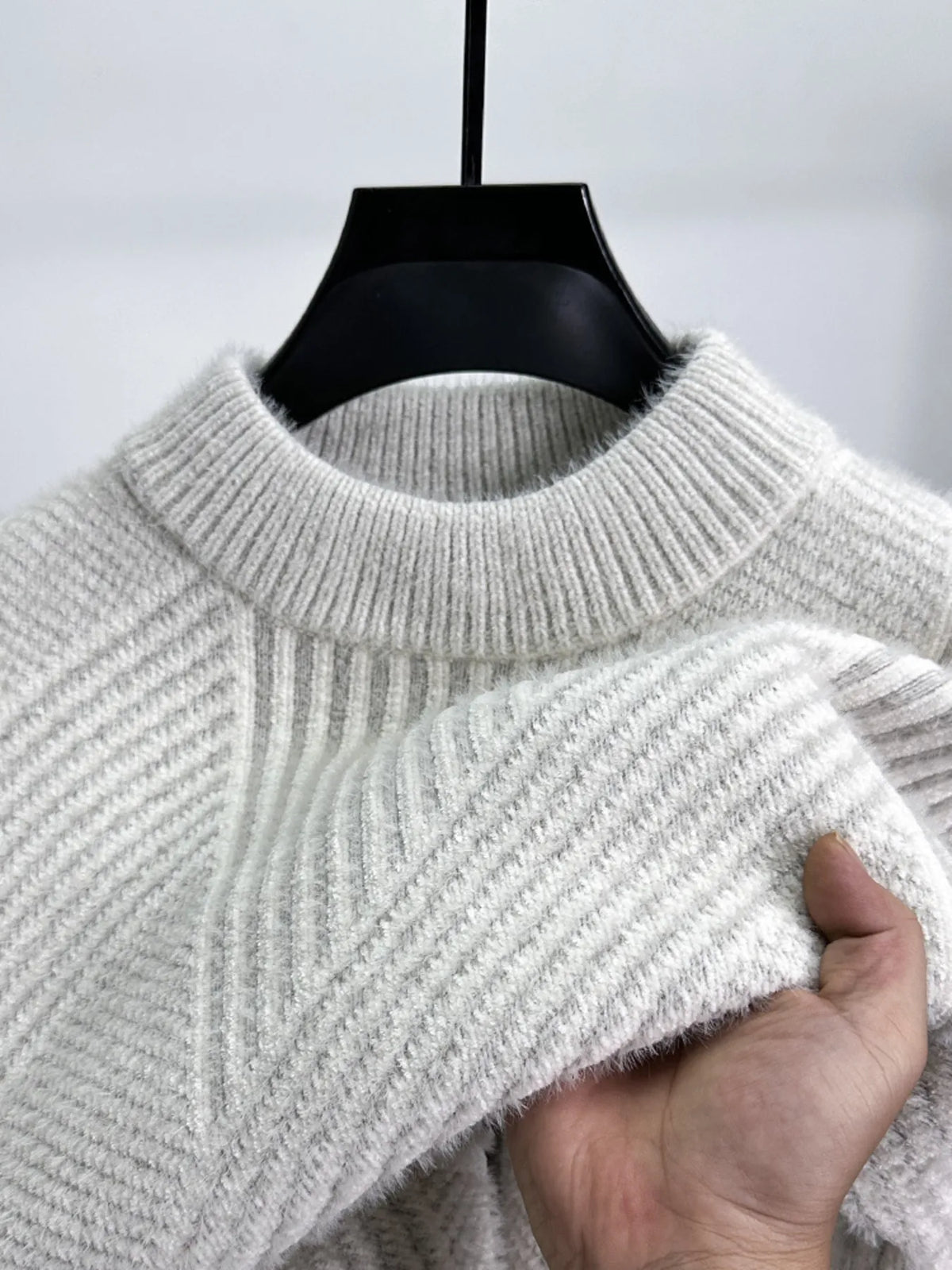 Soft Stretchable Crewneck Top for Men – Casual Layering Essential