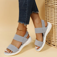 Rubber Open Toe Low Heel Sandals Trandify Deal