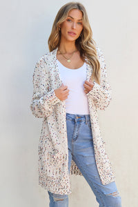 Open Front Long Sleeve Cardigan Trandify Deal