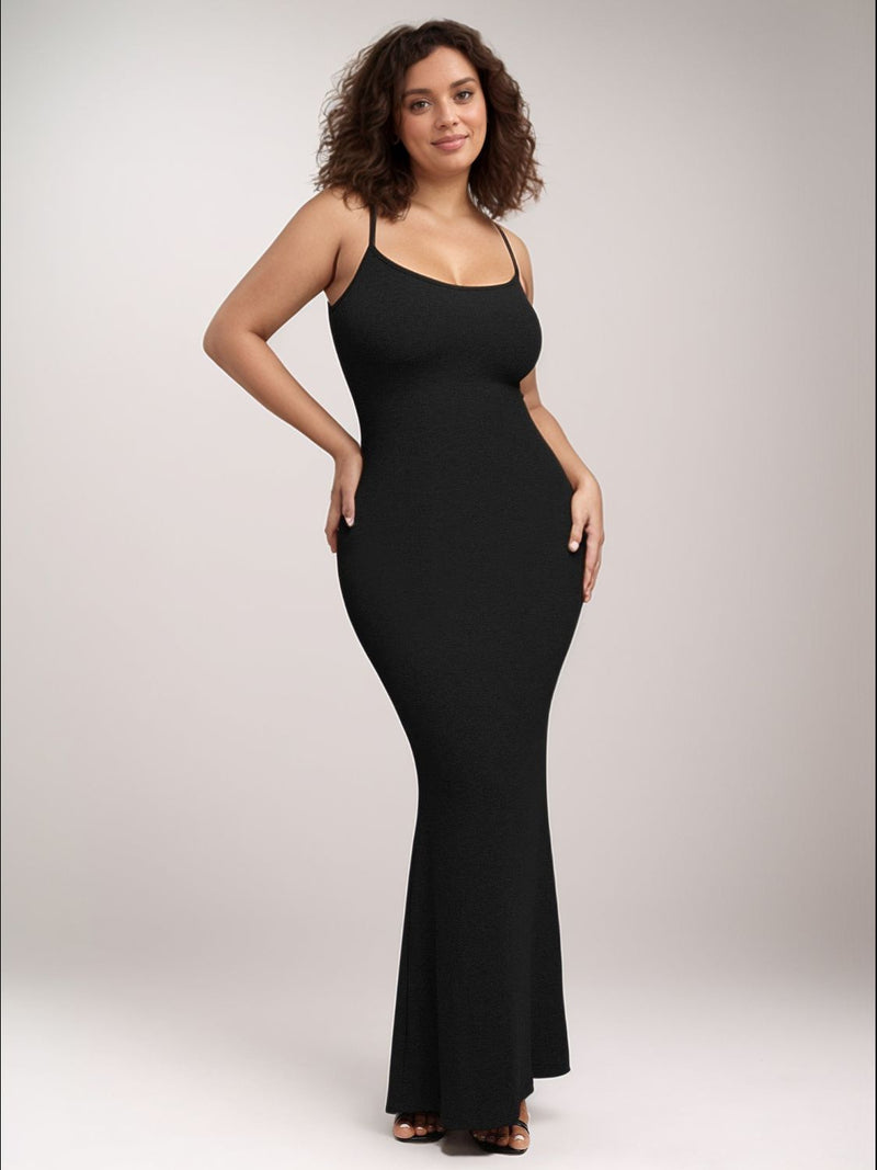Basic Bae Built-In Shapewear Sleeveless Maxi Dress Trandify Deal