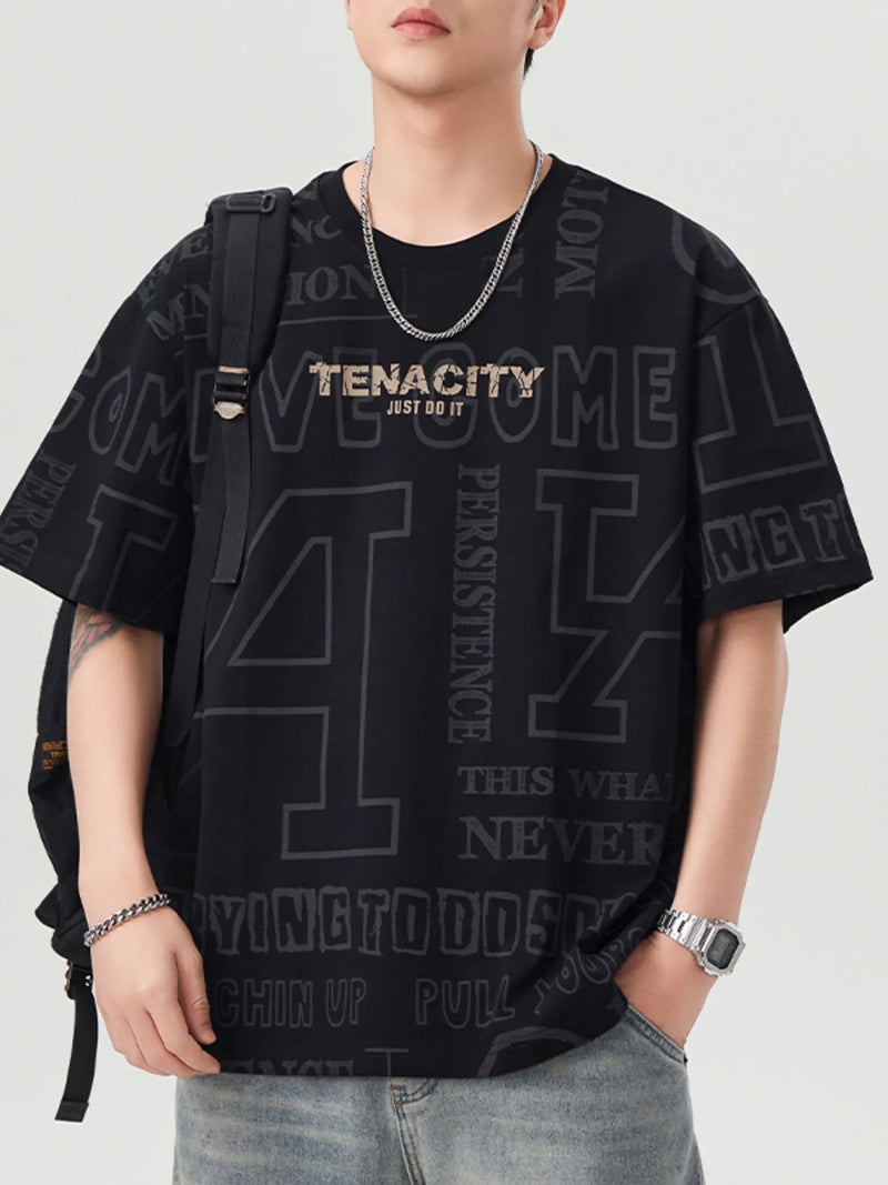 Men's Plus Size Cotton T-Shirt oversized lightweight cotton spandex blend regular fit