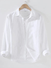 Breathable cotton men’s shirt for work or weekend – wrinkle-resistant fabric