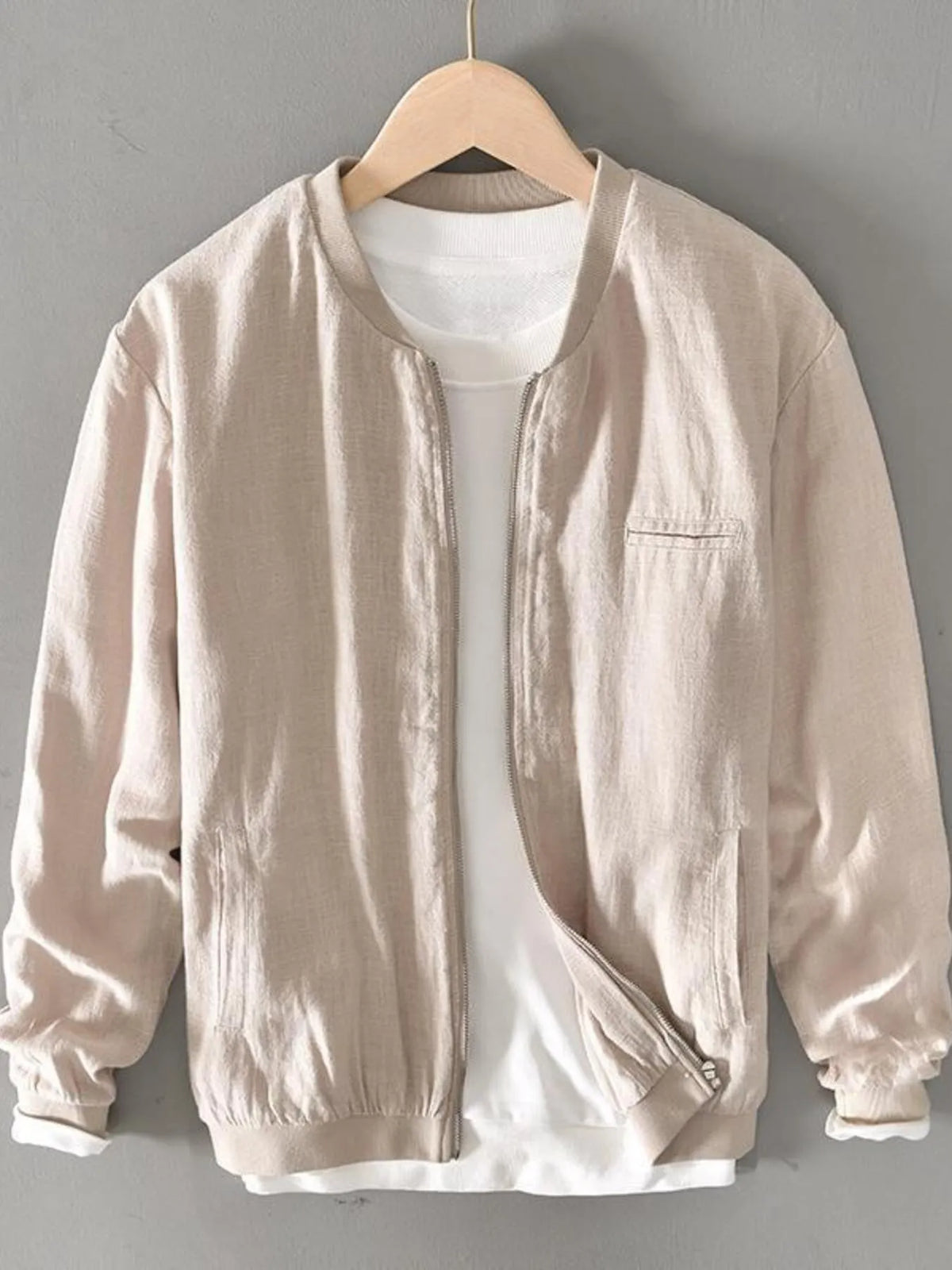 Men’s Plus Size Zip-Up Hoodie Jacket for Big & Tall – Lightweight Long Sleeve Casual Outerwear