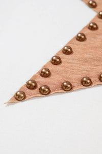 Plus Size Studded Star Round Neck Long Sleeve Blouse Trandify Deal