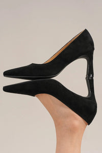 Beast Fashion Faux Suede Point Toe Pumps Trandify Deal