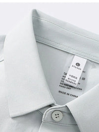 Men’s Plus Size Short Sleeve Polo Shirt – Button-Detail Casual Shirt for Big & Tall Men – Breathable Summer Fashion