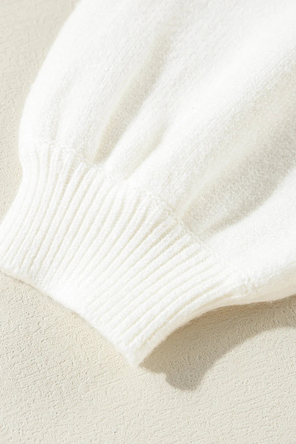 Sequin Mock Neck Short Sleeve Sweater Trandify Deal