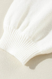 Sequin Mock Neck Short Sleeve Sweater Trandify Deal