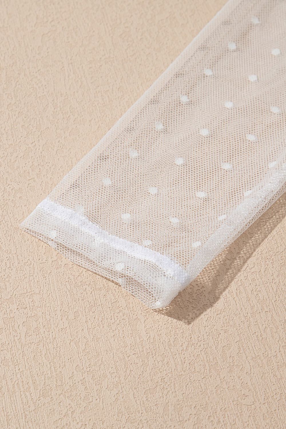 Breathable Feminine Swiss Dot Blouse with Chic Square Neckline