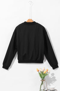 Pocketed Snap Down Long Sleeve Jacket Trandify Deal