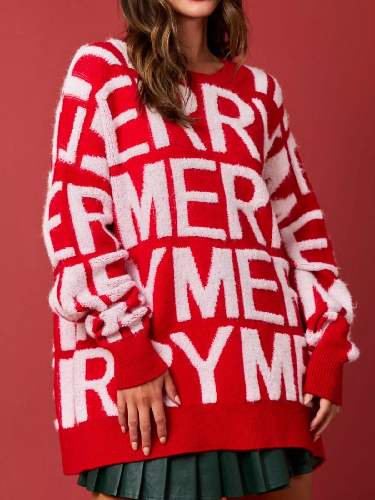Women's Ugly Christmas Sweater | Oversized Festive Holiday Pullover