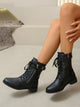 PU Leather Lace-Up Boots Trandify deal