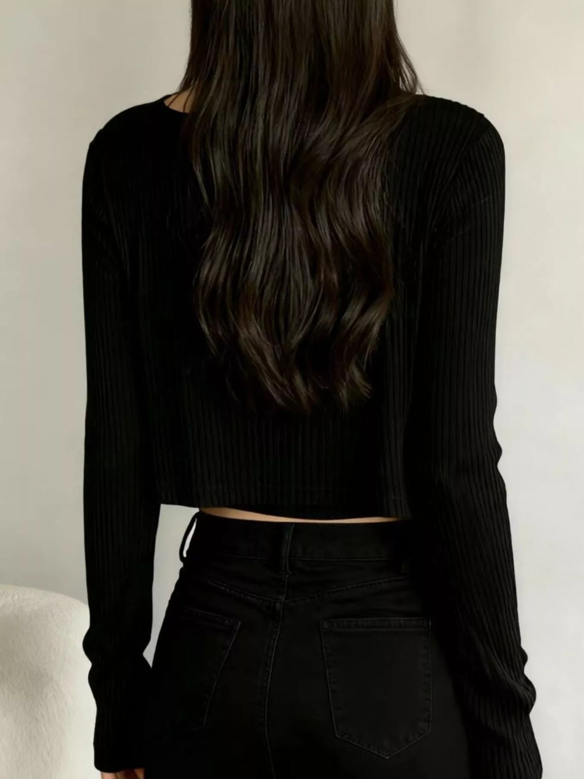 Ribbed Knit Cardigan and Tank Top 2-Piece Set