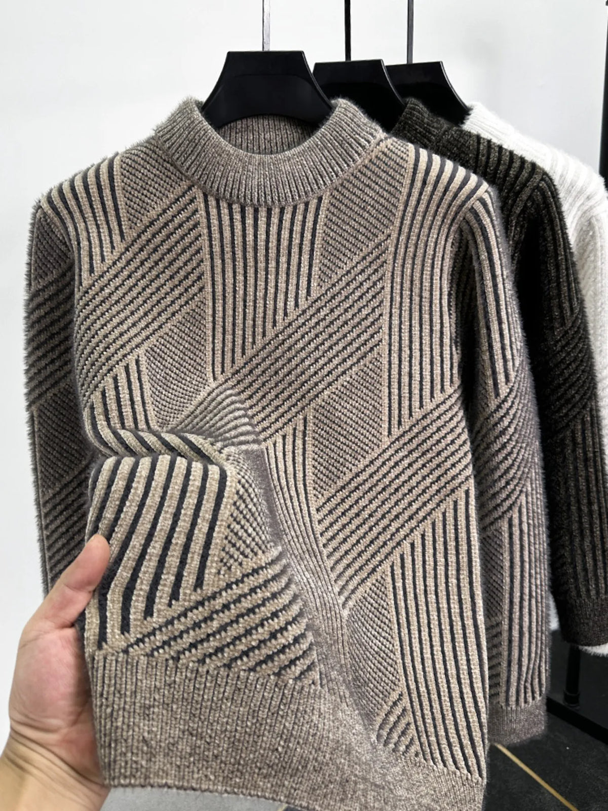 Soft Stretchable Crewneck Top for Men – Casual Layering Essential