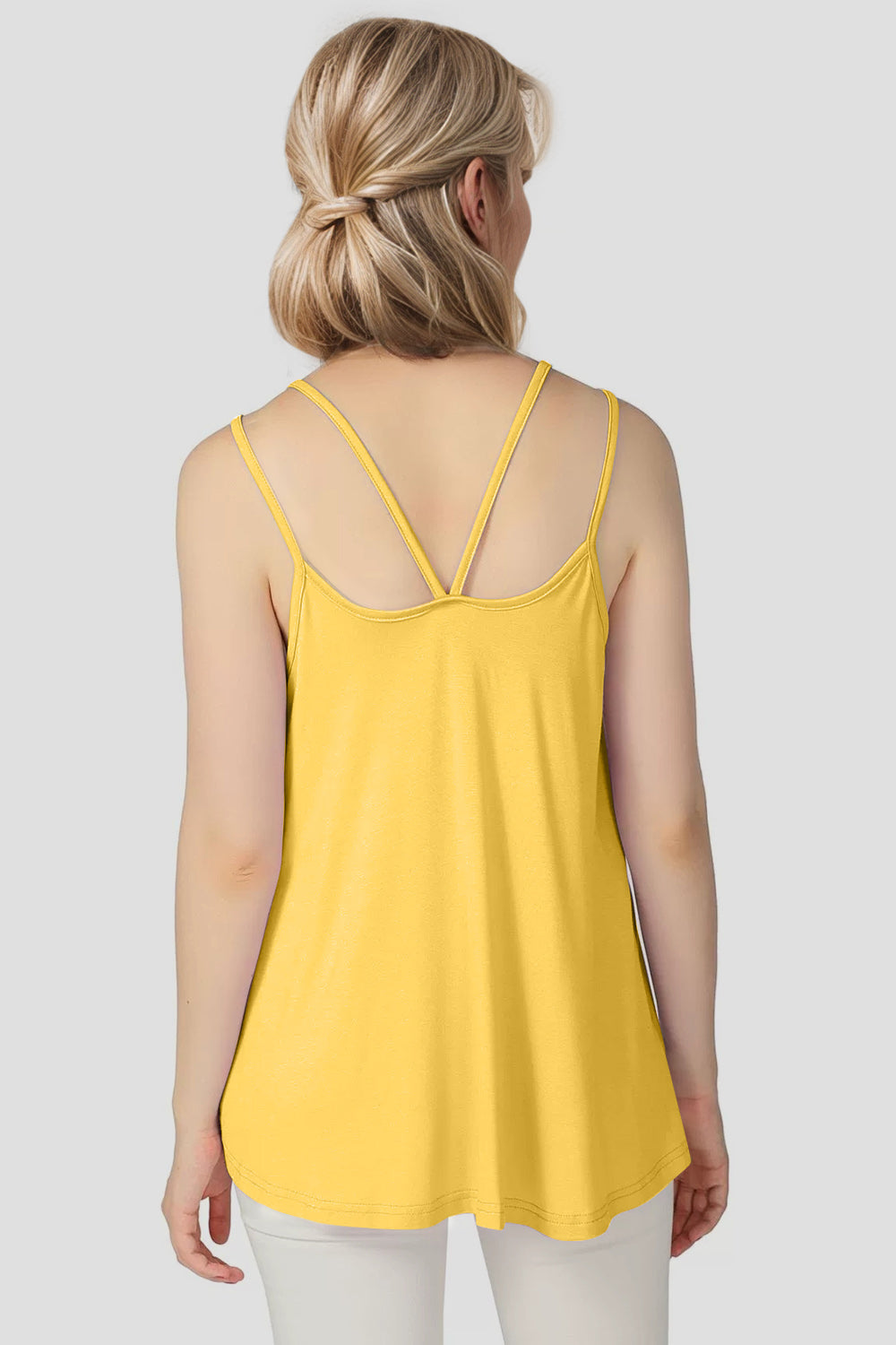 Basic Bae Bamboo Scoop Neck Double Spaghetti Straps Cami Trandify deal