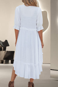 High-Low Half Sleeve Cover Up Trandify deal