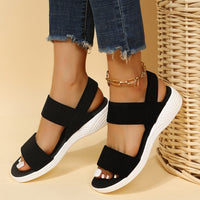 Rubber Open Toe Low Heel Sandals Trandify Deal
