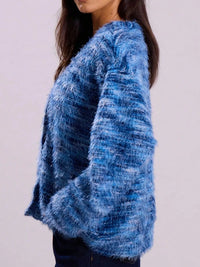 Chunky Knit V-Neck Button Cardigan | Oversized Comfort