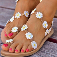Daisy Open Toe Flat Sandals Trandify Deal