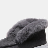 Furry Suede Snow Boots Trandify Deal