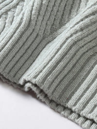 Men's Plus Size Ribbed Turtleneck Sweater – Warm Winter Fashion