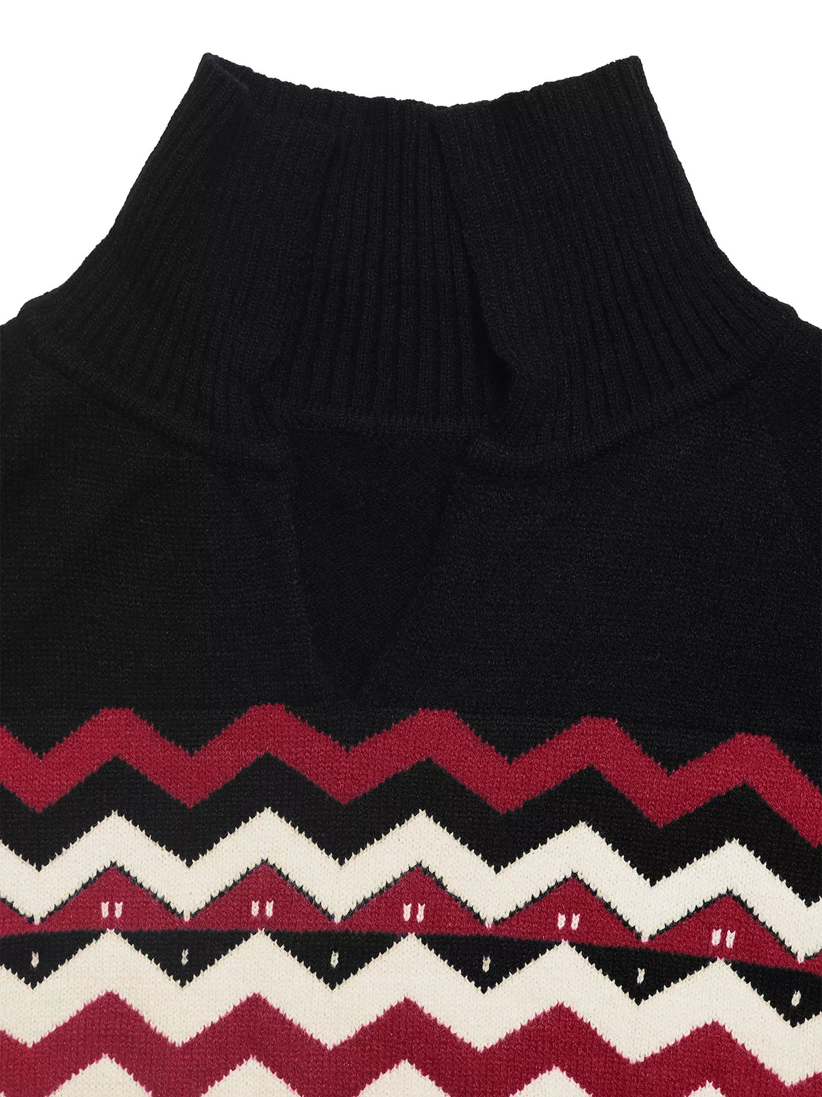 Women's Chevron Knit Sweater | Cozy Long Sleeve Top