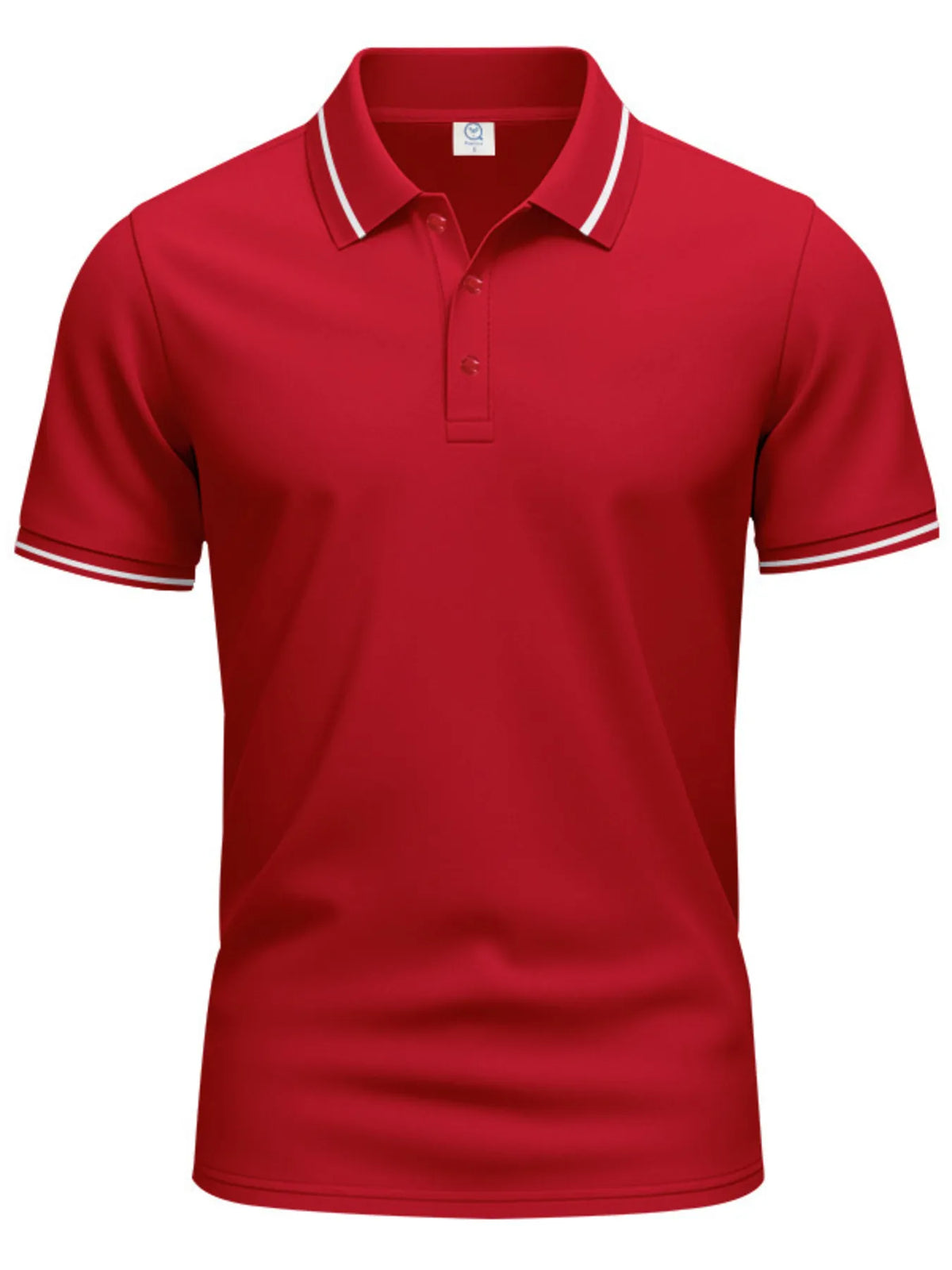 Plus size men’s collared polo – moisture-wicking fabric for golf & casual wear