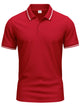 Plus size men’s collared polo – moisture-wicking fabric for golf & casual wear