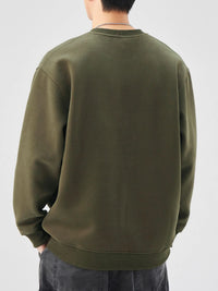 Plus Size Men’s Long Sleeve Sweatshirt – Soft Casual Pullover for Big & Tall