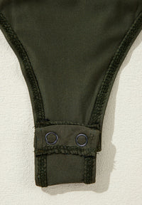 Ruched Surplice Long Sleeve Bodysuit Trandify Deal