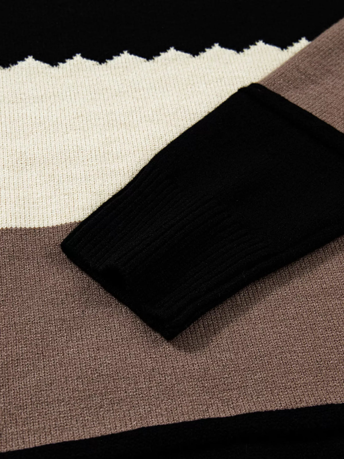 Women's Color Block Drop Shoulder Sweater | Casual Comfort