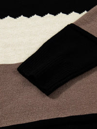 Women's Color Block Drop Shoulder Sweater | Casual Comfort