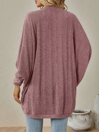 Oversized Open Front Cardigan for Women - Cozy Knit