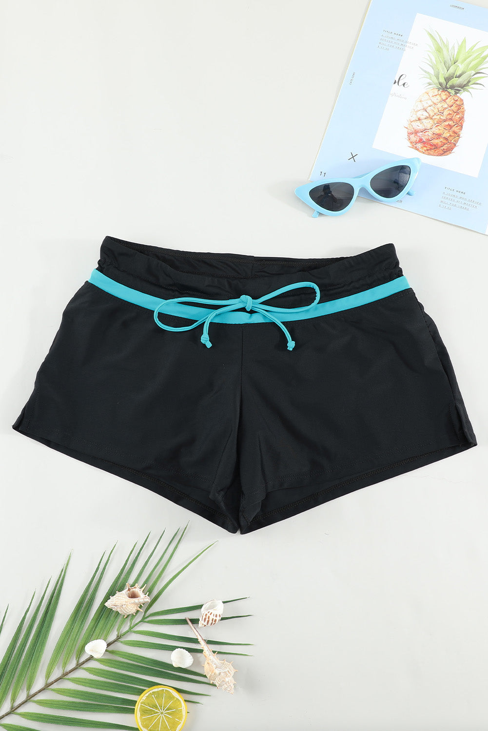 Full Size Drawstring Swim Shorts Trandify deal