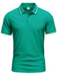 Plus size men’s collared polo – moisture-wicking fabric for golf & casual wear