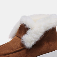 Furry Suede Snow Boots Trandify Deal