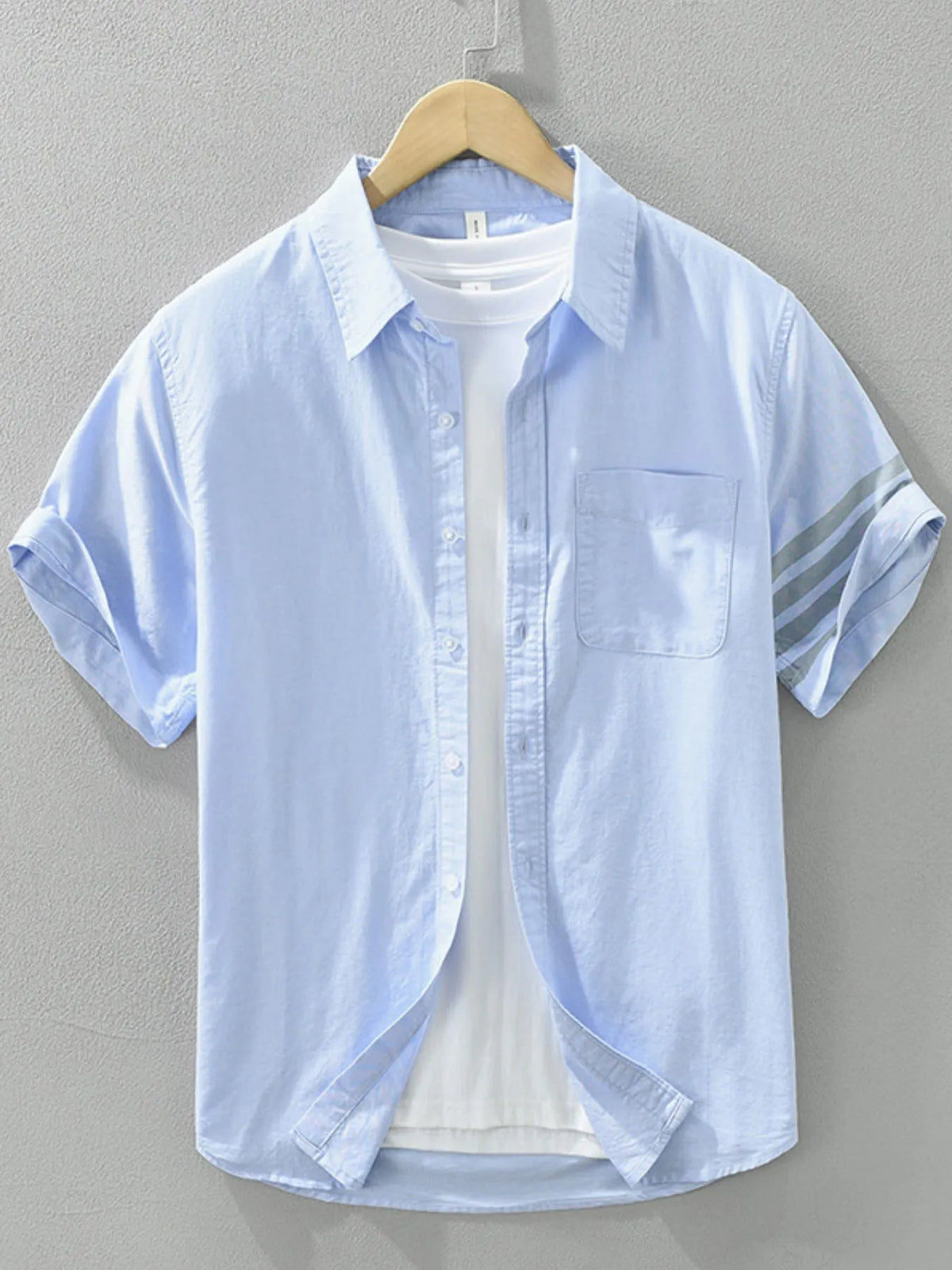 Men’s Plus Size Short Sleeve Button-Up Shirt – Big & Tall Hawaiian Summer Shirt – Casual & Formal Wear