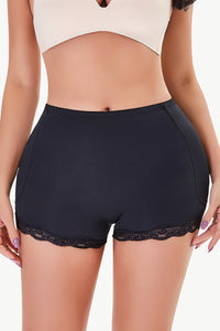 Full Size Lace Trim Shaping Shorts for Women – Tummy Control & Comfort