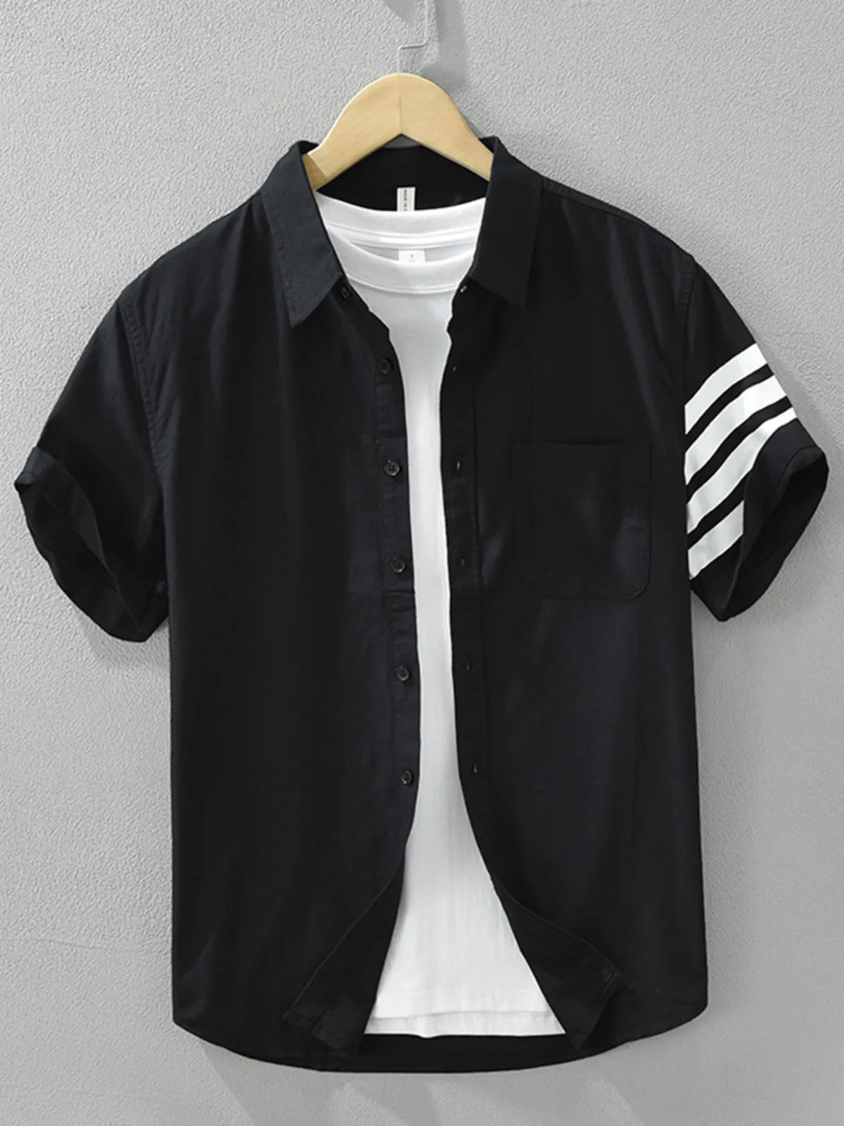 Men’s Plus Size Short Sleeve Button-Up Shirt – Big & Tall Hawaiian Summer Shirt – Casual & Formal Wear