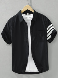 Men’s Plus Size Short Sleeve Button-Up Shirt – Big & Tall Hawaiian Summer Shirt – Casual & Formal Wear