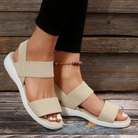 Rubber Open Toe Low Heel Sandals Trandify Deal