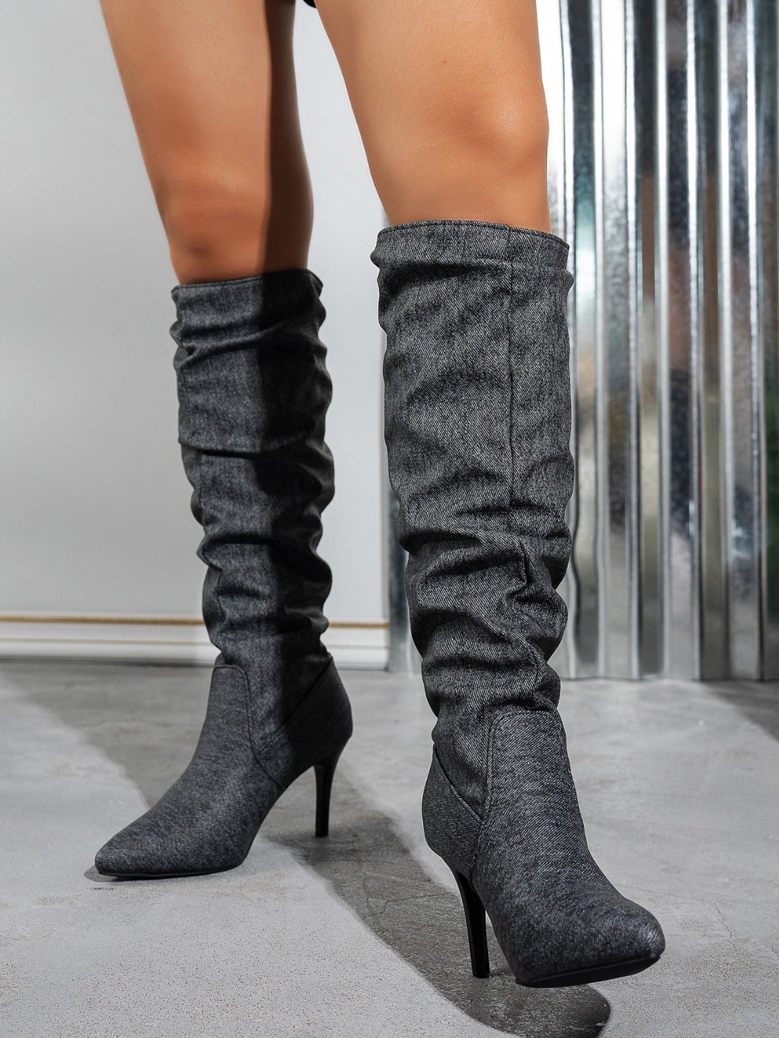Point Toe Stiletto Boots Trandify Deal