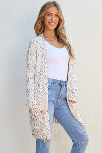 Open Front Long Sleeve Cardigan Trandify Deal