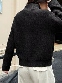 Women's Ribbed Turtleneck Sweater Long Sleeve Top for Fall Winter Fashion